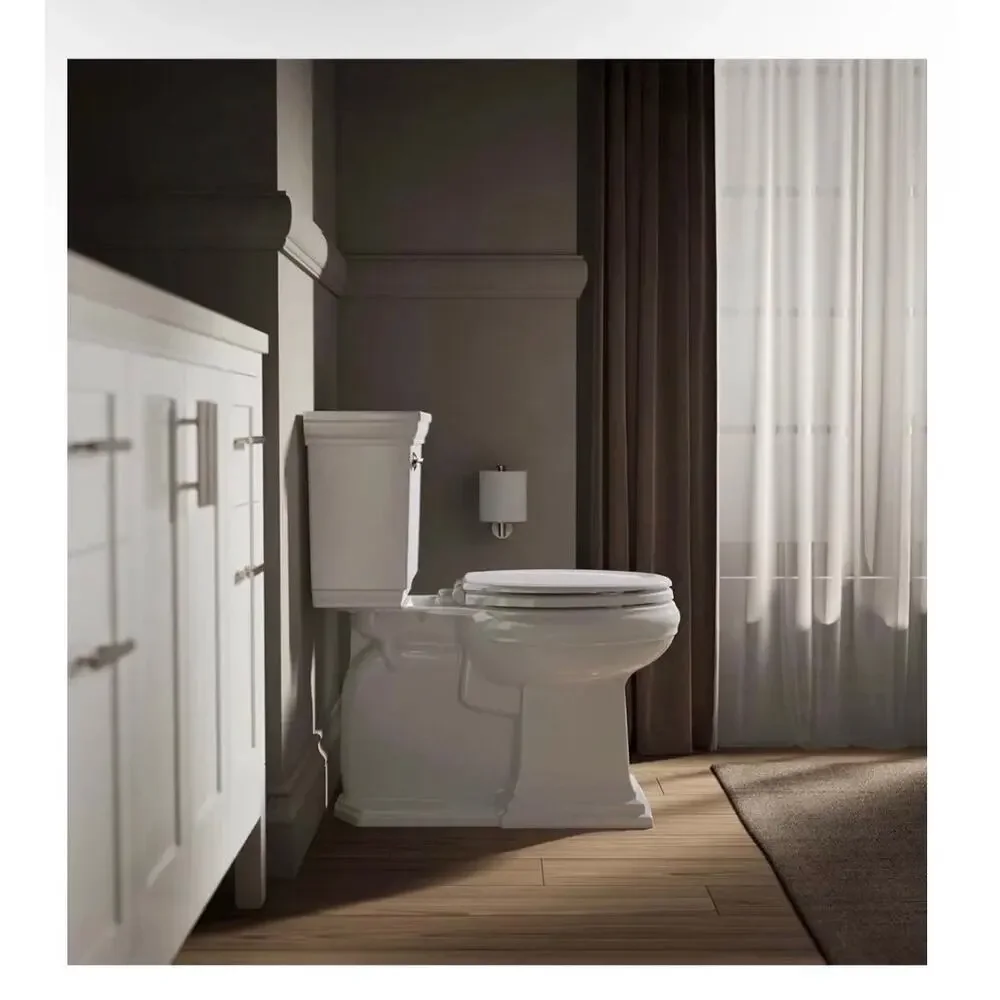 New KOHLER Stonewood Quiet-Close, Elongated Toilet Seat Soft Close, K-20466-0